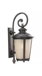 Sea Gull Lighting 88243 Burled Iron Cape May 1 Outdoor Lantern Wall Sconce. Fixed Price $249.95.
