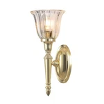 Lucas Mckearn 1LT 13" Bath/vanity, Polished Brass/clear BB-DRYDEN1-PB. Fixed Price $525.00.