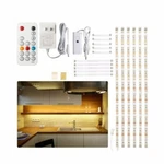 Wobane Under Cabinet 12V Led Strip Lights With Remote Control - 6 Piece. Fixed Price $25.00.