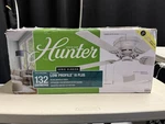 Hunter 52IN Low Profile Iii Plus White Ceiling Fan W/ Light 53075. Fixed Price $99.99.