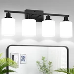 Mokatng Bathroom Fixtures, Vanity 4-LIGHT, Matte Black. Fixed Price $89.43.