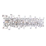 Cwi Lighting Arley Vanity Light, Chrome 5689W30-8-601. Fixed Price $258.00.