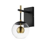 ET2 E25151-BKNAB Nucleus Led Wall Light Sconce-black Natural Aged Brass. Fixed Price $150.00.