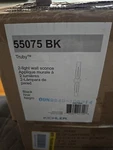 Kichler 55075BK Truby 25.75 In. 2-LIGHT Black Bathroom Vanity. Fixed Price $155.00.