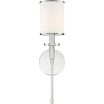 Crystorama HAT-471-PN Hatfield Bath Sconce Wall Light In Polished Nickel. Fixed Price $148.00.