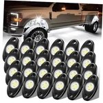 White Rock Lights, 6000K Pure Super Bright Wide Angle IP68 24 Pods. Fixed Price $103.49.