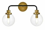 Wall Sconce Light Fixture Glass Lamp Shades Black Brass Bathroom Or Dining. Fixed Price $136.36.