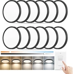 Inch 12PK Dimmable Led Flush Mount Ceiling LIGHT,2700K/3000K/4000K/5000K/6000. Fixed Price $178.99.