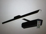 Westek Satin Black 16 In. Led Swivel Picture Light With Remote Control. Fixed Price $23.76.