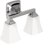 Moen YB5162CH Voss 2-BATH Light Bathroom Vanity Frosted Glass Chrome (read). Fixed Price $74.96.