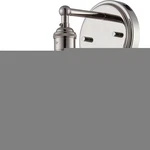 Nuvo Lighting Vintage Sconce With Clear Glass, Polished Nickel 60-5413. Fixed Price $159.99.