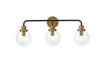 Elegant Lighting LD7035W28 Hanson 28"W Vanity - Black. Fixed Price $174.00.