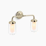 Kohler Lighting 72582-AFL Artifacts 19" W Bathroom Vanity Gold Brass. Fixed Price $199.00.