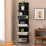Viwods 5-TIER Wall Shelf Unit Rgb Light Floating Lack For Storage. Fixed Price $129.98.