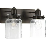 Progress Lighting Calhoun 2-LIGHT Antique Bronze Farmhouse Vanity. Fixed Price $47.45.