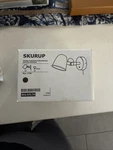 New Ikea Skurup 7.5W Adjustable Metal Wall Lamp Sconce Black 803.573.74 W. Bulb. Fixed Price $20.00.