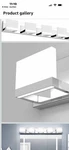 Tipace Dimmable Modern 5-LIGHT Led Chrome Vanity Wall Fixture Bathroom. Fixed Price $59.00.
