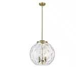 Innovations Athens Water Glass 3-LIGHT Antique Brass Mini Pendant. Fixed Price $149.99.