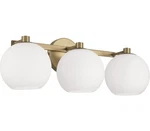 Homeplace 152131AD-548 Ansley Vanity, 3-LIGHT 300 Total Watts, Aged Brass. Fixed Price $122.11.