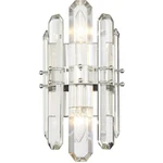 Crystorama BOL-8882-PN Bolton Sconce Wall Light In Polished Nickel. Fixed Price $598.00.
