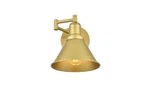 Elegant Lighting LD7326W7 Varden 8" Tall Bathroom Sconce - Brass. Fixed Price $88.00.