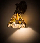 Meyda Tiffany 182947 Delta Jadestone 12" Tall Wall Sconce - Brass. Fixed Price $568.80.