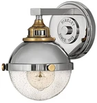 Hinkley Fletcher 8 1/2" Industrial Modern Polished Nickel Wall Sconce. Fixed Price $199.00.
