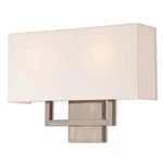 Livex Pierson Light Wall Sconce In Brushed Nickel, 16"W 12"H 50991-91. Fixed Price $183.96.