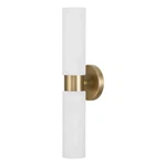 Capital Lighting Alyssa Sconce, Brass/faux Alabaster - 651721AD. Fixed Price $142.40.