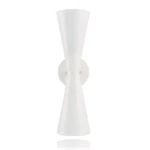 Gmgsrom 6 In. 2-LIGHT White Modern Wall Sconce W/ Up & Down Lights. Fixed Price $29.95.