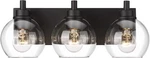 Bathroom Fixtures, 3-LIGHT Matte Black Vanity Light, Modern Wall Sconces. Fixed Price $101.99.