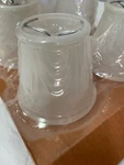 Set Of 4 Hinkley Lighting Frosted Glass Sconce Lamp Replacement Shades #b. Fixed Price $32.00.