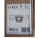 Livex Lighting 18032-12 Silver Indoor Wall Sconce Fixture. Fixed Price $89.78.