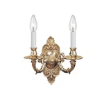 Crystorama Light Polished Brass Cast Wall Mount Iii 642-PB. Fixed Price $348.00.