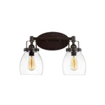 Sea Gull Lighting Belton 15 In. W. 2-LIGHT Heirloom Bronze Vanity. Fixed Price $75.99.