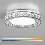 16 Inch Flush Mount Ceiling Light, Modern Brushed Nickel Led Fi.... Fixed Price $101.55.