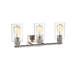 Chloe Lighting Mercy Contemporary 3 Brushed Nickel Bath Vanity Fixture.... Fixed Price $71.98.