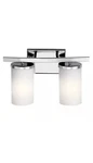 Kichler Crosby 2-LIGHT Brushed Nickel Bathroom Vanity Light( Brand New). Fixed Price $75.00.