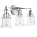 Prominence Home Eaton Ridge 3 Light Brushed Nickel Bathroom Vanity With. Fixed Price $76.83.