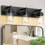 Izorro Bathroom Vanity Fixture, 3-LIGHT 22 Inch Matte Black Li.... Fixed Price $81.88.