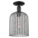 Innovations Bridal Veil 1LT 8" Semi-flush, Black/smoke 716-1C-BK-G559-8SM. Fixed Price $202.40.