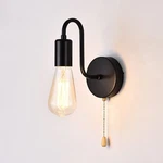 Black Wall Sconce Light With Switch E26 Industrial Farmhouse Lamp Hard Wired For. Fixed Price $22.32.