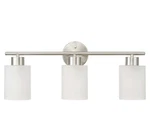 Bellevue GBF43025 Lydia Light 23"W Bathroom Vanity - Nickel. Fixed Price $99.00.