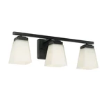 Homeplace Lighting Baxley Vanity, Black/white 114431MB-334. Fixed Price $168.00.