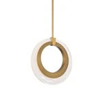 Modern Forms Serenity 1LT 10" Led Mini PENDANT/3000K, Brass PD-38210-AB. Fixed Price $467.00.