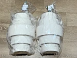 Lot 2 - A19 1401 San Marcos Ceramic Wall Sconce Islands Of Light Bisque 9.75 15H. Fixed Price $269.95.