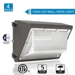 4PCS Led Wall Pack Lights 120W 15000LM Commercial Outdoor Security Fixture. Fixed Price $219.97.
