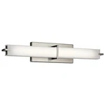 Kichler 11146NILED 25.75" Linear Bath Vanity Brushed Nickel. Fixed Price $229.97.