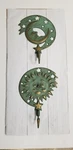 1994 Partylite Sun & Moon Wall Hooks Or Sconces (missing Bowls Bases). Fixed Price $29.00.