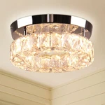 Ypqxyhda 9.8 Modern Mini Led Chandelier Crystal Ceiling Light Flush Mount Lig.... Fixed Price $109.22.